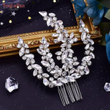 Bridal Comb Rhinestone Headpiece Wedding Head Jewelry Crystal Headdress