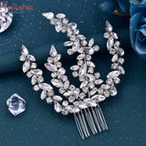 Bridal Comb Rhinestone Headpiece Wedding Head Jewelry Crystal Headdress