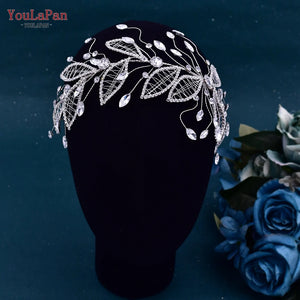 Rhinestone Bridal Headband Wedding Hair Jewelry Tiara