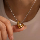 Youthway 18K Plated Shell Bead Pendant Necklace Charm Jewelry