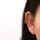 316L Stainless Steel Pea Ear Buckle Jewelry Set