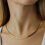 Youthway 18K Plated Snake Chain Necklace