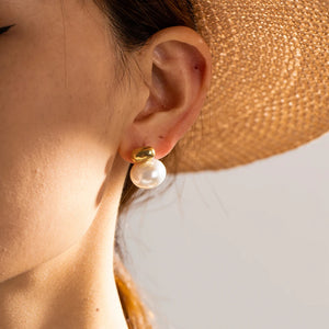 Youthway Pearl Stainless Steel Earrings Women's Jewelry Gift
