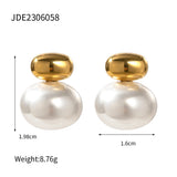 Youthway Pearl Stainless Steel Earrings Women's Jewelry Gift