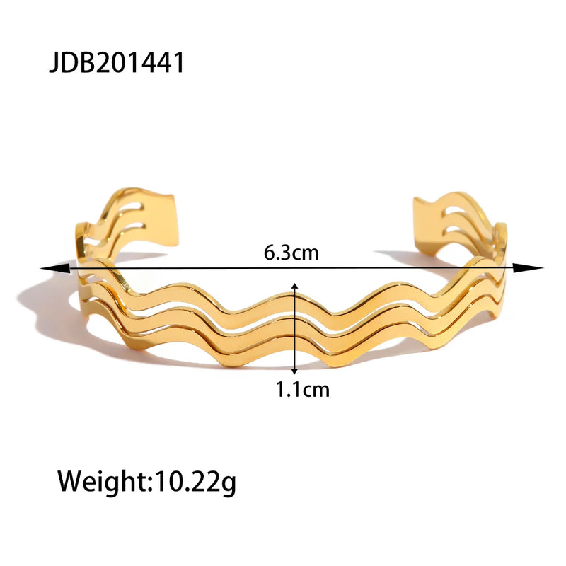Youthway Stainless Steel 18K Plated Bracelet for Women