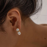 Geometric Stainless Steel Stud Earrings Waterproof Charm Jewelry