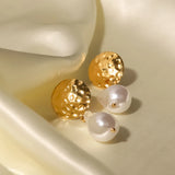 Youthway Pearl Drop Stainless Steel Earrings Gift
