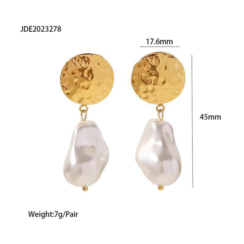 Youthway Pearl Drop Stainless Steel Earrings Gift
