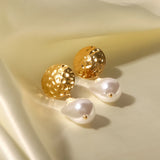 Youthway Pearl Drop Stainless Steel Earrings Gift