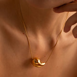 Youthway 18K Plated Water Drop Tear Drop Pendant Women Necklace