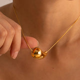 Youthway 18K Plated Water Drop Tear Drop Pendant Women Necklace