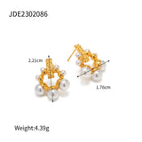 Youthway Irregular Pearl Size Earrings PVD 18k Plated High Jewelry