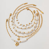 Youthway Shell Stainless Steel Bracelet for Women Stylish Waterproof Jewelry