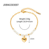 Youthway Shell Stainless Steel Bracelet for Women Stylish Waterproof Jewelry