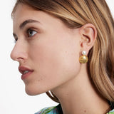 Youthway Arrival Stainless Steel Pearl Shell Shape Earrings