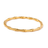 Youthway 18k Plated Bamboo Bracelet - Waterproof Women Jewelry