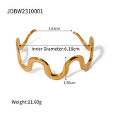 Youthway Wave Choker Bracelet Set Women's Stainless Steel Jewelry
