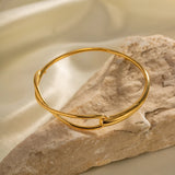 Youthway Stainless Steel Bracelet 18K Gold-plated Waterproof