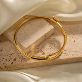 Youthway Stainless Steel Bracelet 18K Gold-plated Waterproof