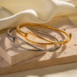 Youthway Stainless Steel Bracelet 18K Gold-plated Waterproof