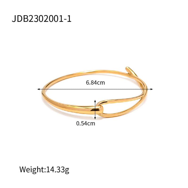 Youthway Stainless Steel Bracelet 18K Gold-plated Waterproof