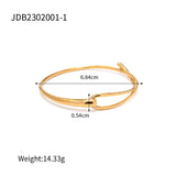 Youthway Stainless Steel Bracelet 18K Gold-plated Waterproof