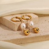 Youthway Stainless Steel Water Drop Earrings