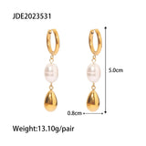 Youthway Stainless Steel Water Drop Earrings
