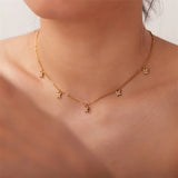 Youthway CZ Necklace 18K Plated Jewelry Women