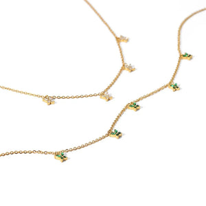 Youthway CZ Necklace 18K Plated Jewelry Women