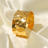 Youthway Hammer Pattern Bracelet PVD Plated French Jewelry Women