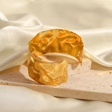 Youthway Hammer Pattern Bracelet PVD Plated French Jewelry Women