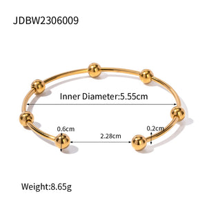 Youthway Stainless Steel Slim Bracelet Waterproof Jewelry