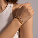 Youthway Stainless Steel Slim Bracelet Waterproof Jewelry