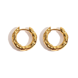 Youthway Irregular Hammer Pattern Earrings