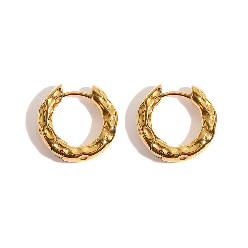Youthway Irregular Hammer Pattern Earrings
