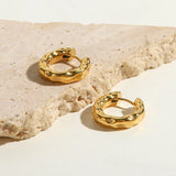 Youthway Irregular Hammer Pattern Earrings