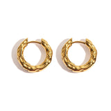 Youthway Irregular Hammer Pattern Earrings
