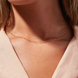 Youthway Stainless Steel Chain Necklace Autumn Winter Waterproof Jewelry