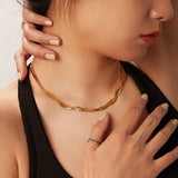 Youthway Stainless Steel Chain Necklace Autumn Winter Waterproof Jewelry