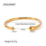 Youthway Stainless Steel Asymmetrical Open Bracelet for Women