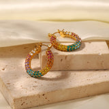 Youthway Colorful Stainless Steel Earrings - Engagement Gift
