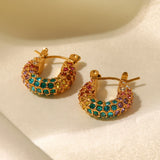 Youthway Colorful Stainless Steel Earrings - Engagement Gift