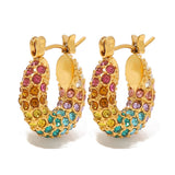Youthway Colorful Stainless Steel Earrings - Engagement Gift