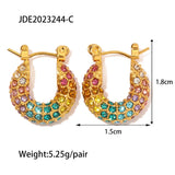 Youthway Colorful Stainless Steel Earrings - Engagement Gift