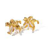 Youthway Starfish Shell Earrings Waterproof Jewelry