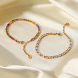 Youthway Colorful Zirconia Bracelet for Women