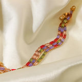 Youthway Colorful Zirconia Bracelet for Women
