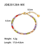 Youthway Colorful Zirconia Bracelet for Women