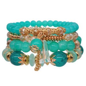 Layered Beaded Bracelet for Women